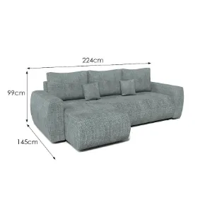 Obrazek Narożnik Ivo Majorka 22 szary