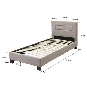 Obrazek Łóżko Margo ze stelażem 90x200