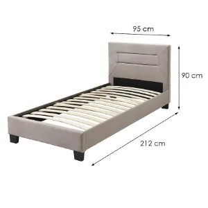 Obrazek Łóżko Margo ze stelażem 90x200