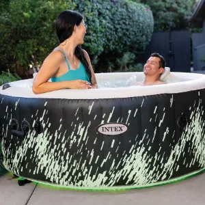 Obrazek Basen z hydromasażem Spa 1.96x0.71m Glow Deluxe Bubble S2 28494NP