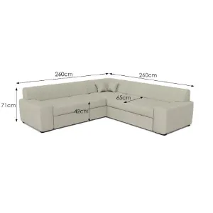 Obrazek Narożnik z funkcją spania Minos Maxi Glory 2 uniwersalny