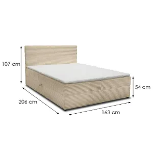 Obrazek Łóżko Calipso V 160x200 Tilia 08 beżowy