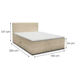 Obrazek Łóżko Calipso V 180x200 Tilia 08 beżowy