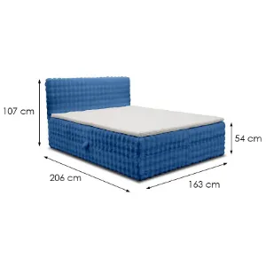 Obrazek Łóżko Calipso VI 160x200 Bubble 88 granatowy