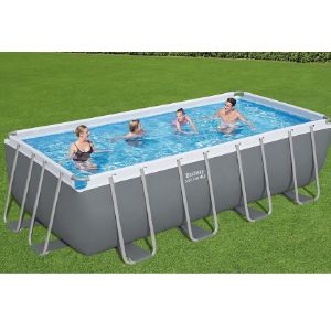 Obrazek Basen stelażowy prostokątny z pompą 4,88x2,44x1,22 m 56671