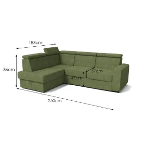 Obrazek Narożnik z funkcją spania Manhattan Vibe 38 lewostronny