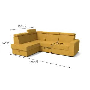 Obrazek Narożnik z funkcją spania Manhattan Vibe 53 lewostronny