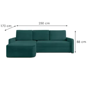 Obrazek Narożnik z funkcją spania Cloe Ontario 37 uniwersalny