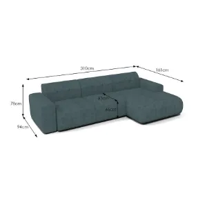 Obrazek Narożnik bez funkcji spania Napoli Astra 14 prawostronny