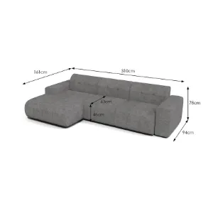 Obrazek Narożnik bez funkcji spania Napoli Astra 18 lewostronny