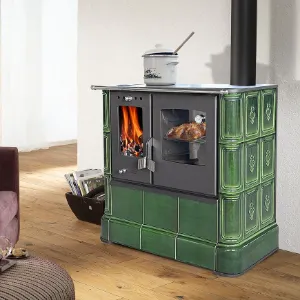 Obrazek Piec stalowo kaflowy Steyr Sparherd Glassgreen