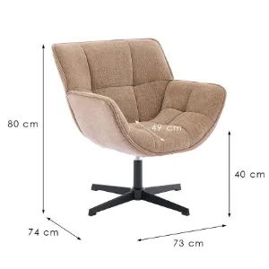 Obrazek Fotel Ambra cappuccino