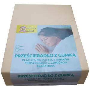 Obrazek Prześcieradło jersey 140x200 kol. 4011 beżowy