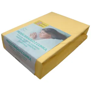 Obrazek Prześcieradło jersey 160x200 kol. 5102 żółty