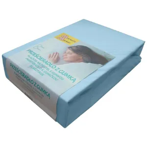 Obrazek Prześcieradło jersey 160x200 kol. 9700 niebieski