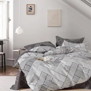 Obrazek Pościel satyna bawełniana ALBS-01351B 140x200 Lasher