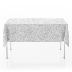 Obrazek Obrus Glitter srebrna nić biały 140x250 cm