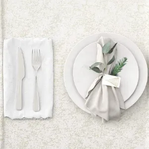 Obrazek Obrus Glitter złota nić biały 140x200 cm