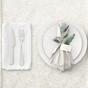 Obrazek Obrus Glitter złota nić biały 140x300 cm