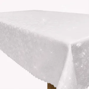 Obrazek Obrus Glitter srebrny miłorząb 140x250 cm