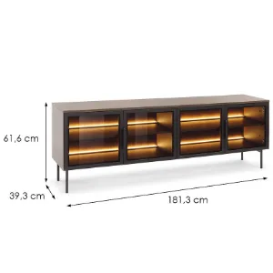 Obrazek Rtv Lumi 181 4d + Led D.Dunin + Czarny