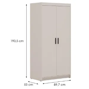 Obrazek Szafa Elena 2D beż piaskowy