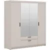 Obrazek Szafa Elena 4D 2S lustro beż piaskowy