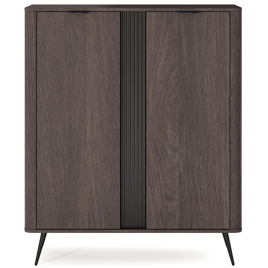 Komoda Wysoka Veris B Dąb Dunin + Czarny