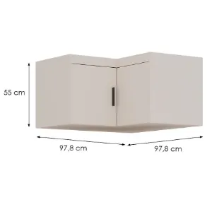 Obrazek Nadstawka Elena narożna beż piaskowy