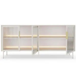 Obrazek Komoda Lumi B 181 4d + Led Kaszmir