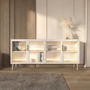 Obrazek Komoda Lumi B 181 4d + Led Kaszmir