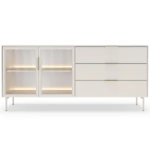 Obrazek Komoda Lumi C 181 2d3s + Led Kaszmir