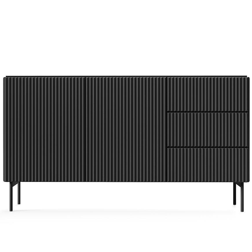 Komoda Muti D 147 2d3s Czarny