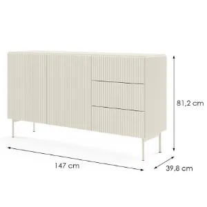 Obrazek Komoda Muti D 147 2d3s Kaszmir