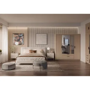 Obrazek Szafa Elena 4D 2S lustro dąb olejowany