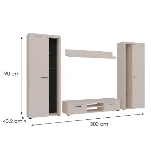 Obrazek Meblościanka Rumba XL BP01 beż piaskowy