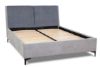 Obrazek Łóżko tapicerowane z pojemnikiem Ciro 160x200 popiel