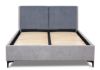Obrazek Łóżko tapicerowane z pojemnikiem Ciro 160x200 popiel
