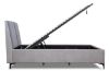 Obrazek Łóżko tapicerowane z pojemnikiem Ciro 160x200 popiel