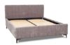 Obrazek Łóżko tapicerowane z pojemnikiem Glow 160x200 brąz kamienny