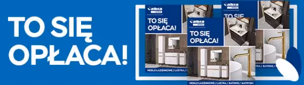 Czas na zmiany w łazience? Sprawdź promocje w najnowszej gazetce Abra Meble!