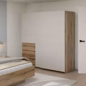 Obrazek Szafa dwudrzwiowa z szufladami Cherino