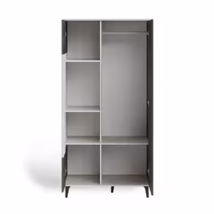 Obrazek Szafa Felicjan 2 kaszmir/orzech/czarny