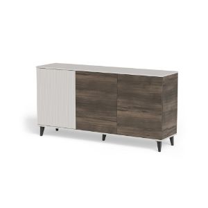 Obrazek Komoda Felicjan 2 KM-1 kaszmir/orzech/czarny