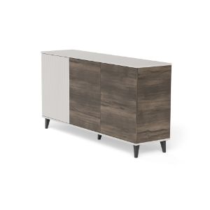 Obrazek Komoda Felicjan 2 KM-1 kaszmir/orzech/czarny