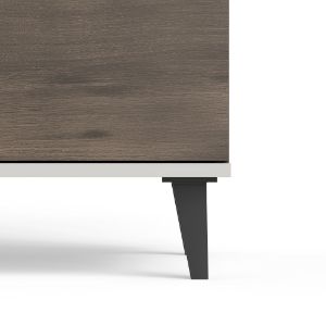 Obrazek Komoda Felicjan 2 KM-1 kaszmir/orzech/czarny