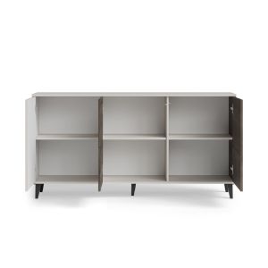 Obrazek Komoda Felicjan 2 KM-1 kaszmir/orzech/czarny