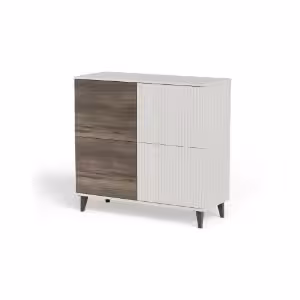 Obrazek Komoda Felicjan 2 KM-2 kaszmir/orzech/czarny