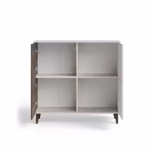 Obrazek Komoda Felicjan 2 KM-2 kaszmir/orzech/czarny