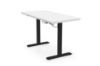 Obrazek Biurko Birs z funkcją regulacji wysokości biały/czarny